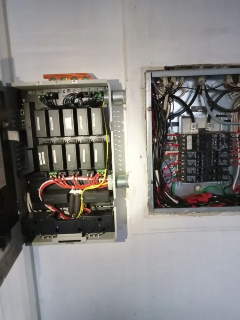 Electrical panel upgrade completed for Indoor Lighting Installation in Thompson